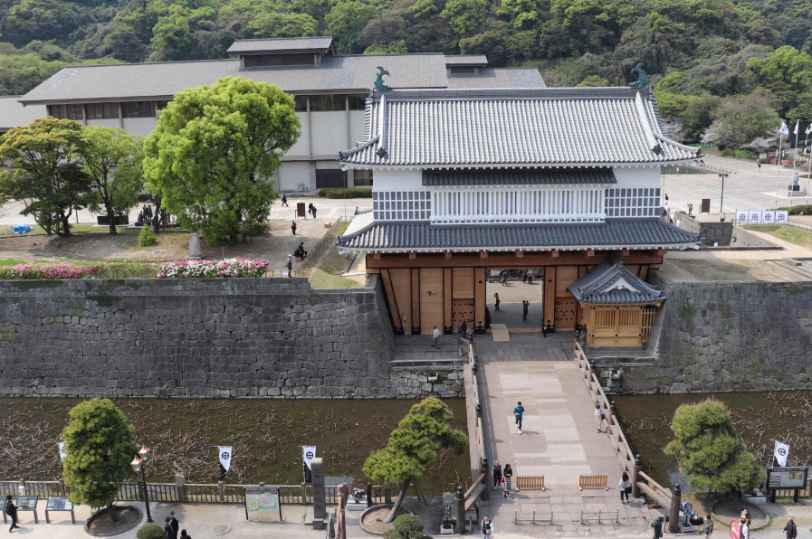 Kagoshima (Tsurumaru) Castle Ruins, Japan
